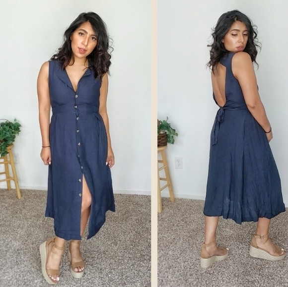 Dresses & Skirts - NIGHTINGALE NAVY BLUE CUTOUT DRESS